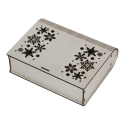 Деревянная подарочная коробка-пенал, размер М