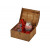 Подарочный набор Матрешка: штоф 0,5л, платок красный