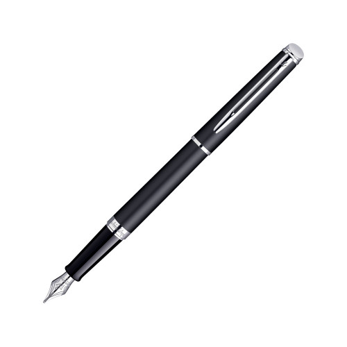 Ручка перьевая Waterman Hemisphere Matt Black CT F, черный матовый/серебристый