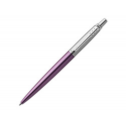 Шариковая ручка Parker Jotter Victoria Violet Chrome CT, стержень:M, цвет чернил: blue в подарочной блистерной упаковке