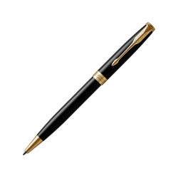 Ручка шариковая Parker Sonnet Core Black Lacquer GT, черный/золотистый
