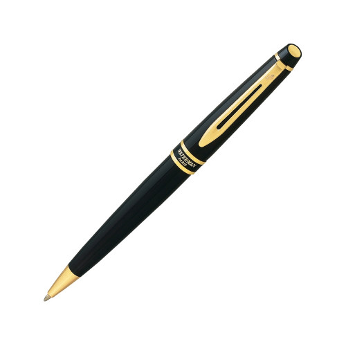 Ручка шариковая Waterman Expert 3 Black Laque GT M, черный/золотистый