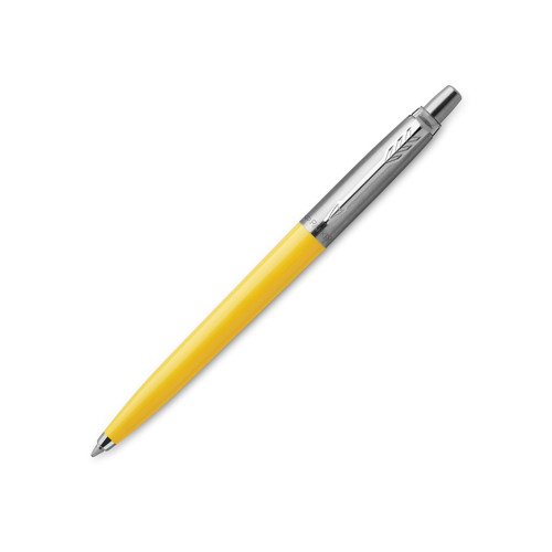 Шариковая ручка Parker Jotter Originals Yellow Chrome CT, стержень: M blue в подарочной упаковке