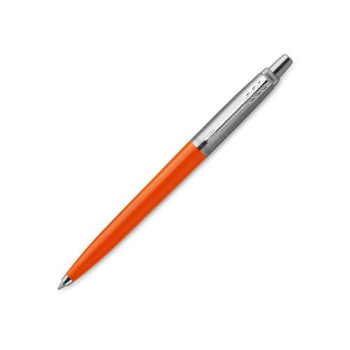 Шариковая ручка Parker Jotter Originals Orange Chrome CT, стержень: M blue в подарочной упаковке