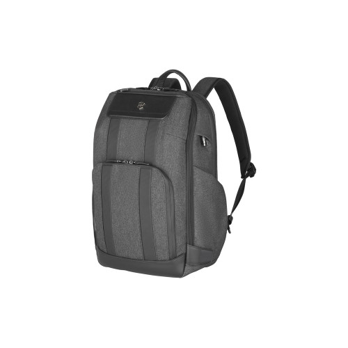 Рюкзак VICTORINOX Architecture Urban 2 Deluxe Backpack 15, серый, полиэстер/кожа, 31x23x46 см, 23 л