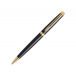 Ручка шариковая Waterman Hemisphere Mars Black GT M, черный/золотистый