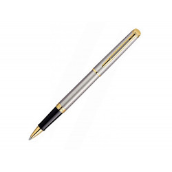 Ручка роллер Waterman Hemisphere Stainless Steel GT F, серебристый/золотистый