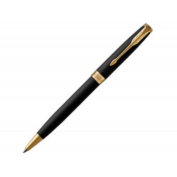 Ручка шариковая Parker Sonnet Core Matte Black GT, черный/золотистый