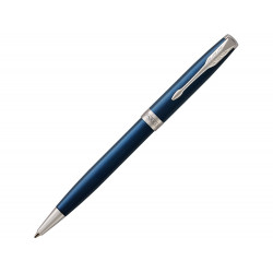 Ручка шариковая Parker Sonnet Core Subtle Blue CT, синий/серебристый